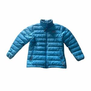 Patagonia Blue Puffer Jacket